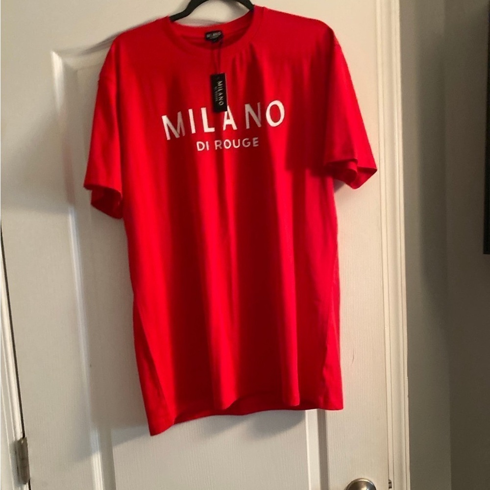 Milano Di Rouge Red Men's Shirt